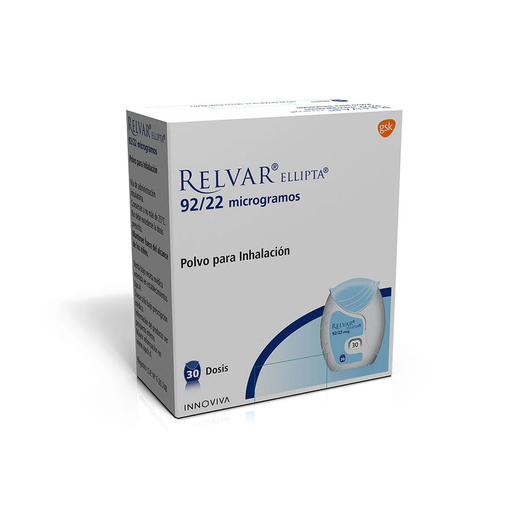 RELVAR 92/22 MCG X 30 DOSIS